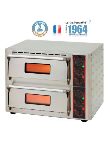 four-à-pizzas-électrique-2-chambres-sofraca