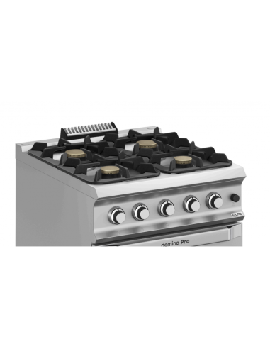 Dessus-fourneaux-gaz-4-feux-MBM-sur-four-à-air-pulsé