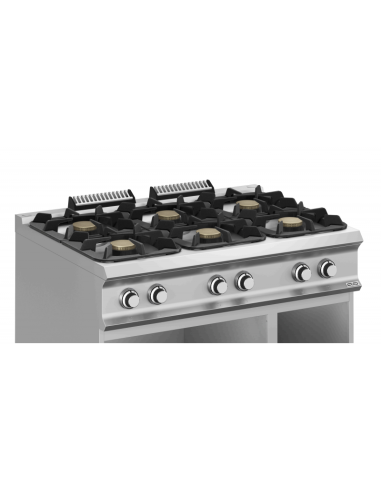 Fourneaux-6 feux-gaz-sur-baie-ouverte