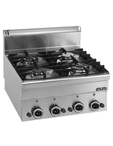 Fourneaux-4-feux-gaz-à-poser-MBM-G4S6
