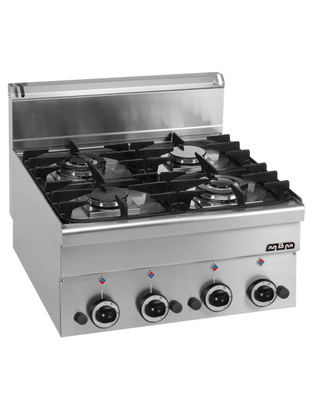 Fourneaux-4-feux-gaz-à-poser-MBM-G4S6