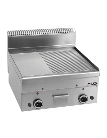 1/2-Plancha-et-1/2-grillade-gaz-plaque-chrome-à-poser-MBM