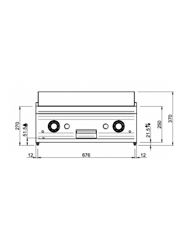 Dimensions-plancha-gaz-rainurée-MBM