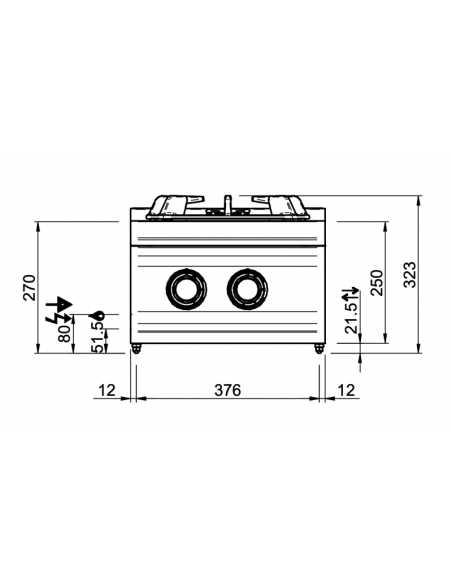 Dimensions-fourneau-gaz-2-brûleur-dessus-seul-MBM