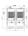 Dimensions-friteuse-électrique-2x18-Litres-sur-placard