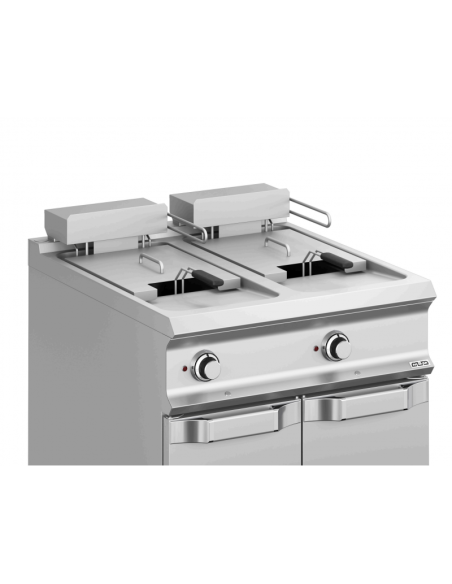 Friteuse-électrique-2x18-Litres-sur-placard