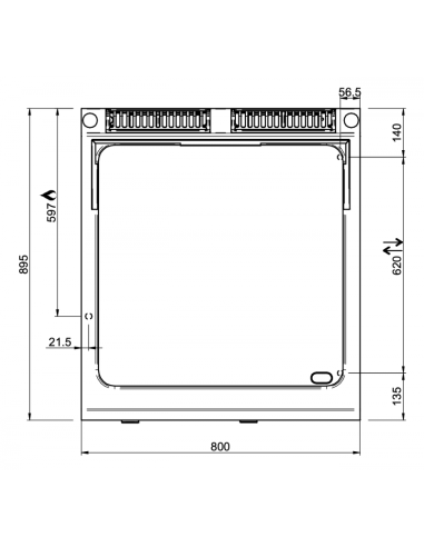 Dessus-plancha-gaz-lisse-chrome-MBM-gamme-900