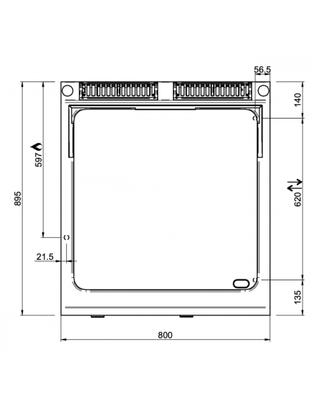 Dessus-plancha-gaz-lisse-chrome-MBM-gamme-900