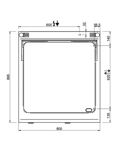 Dimensions-dessus-plancha-plaque-lisse-MBM-gamme-900