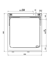 Dimensions-dessus-plancha-plaque-lisse-MBM-gamme-900