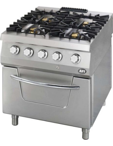 Fourneaux-gaz-4-feux-MBM-sur-four-à-gaz