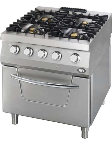 Fourneaux-gaz-4-feux-MBM-sur-four-à-gaz