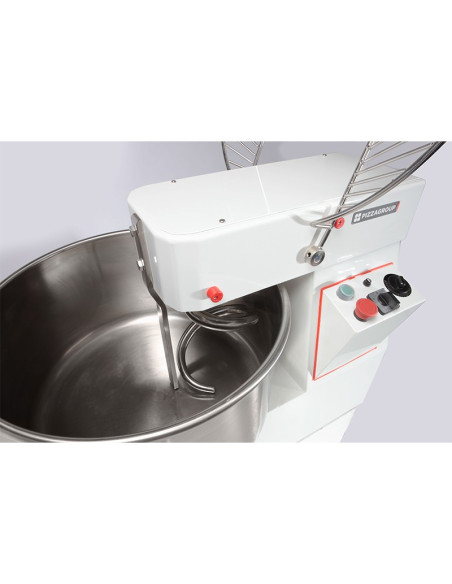 Pétrin Pizza Group 17 litres cuve extractible et tête relevable