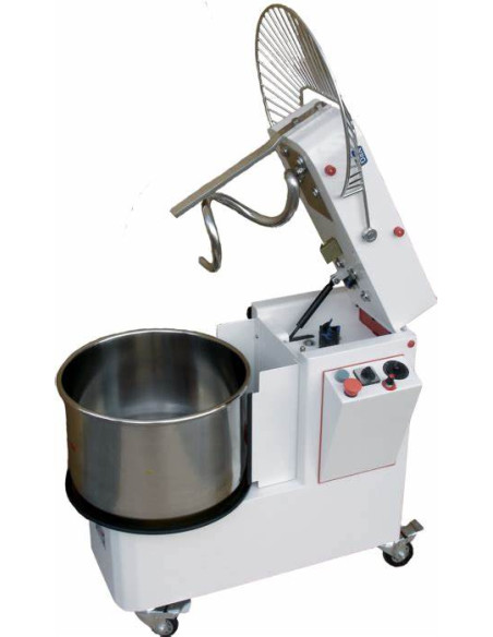 Pétrin Pizza Group 42 litres cuve extractible et tête relevable