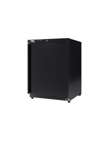 Armoire positive noire 1 porte pleine
