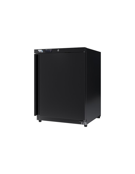 Armoire positive noire 1 porte pleine