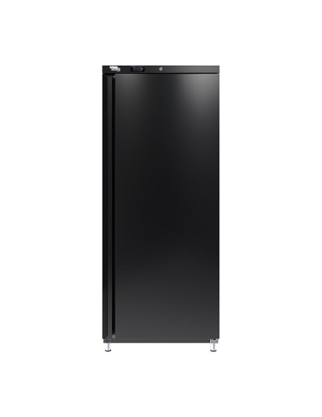 Armoire positive noire 1 porte pleine 600 litres