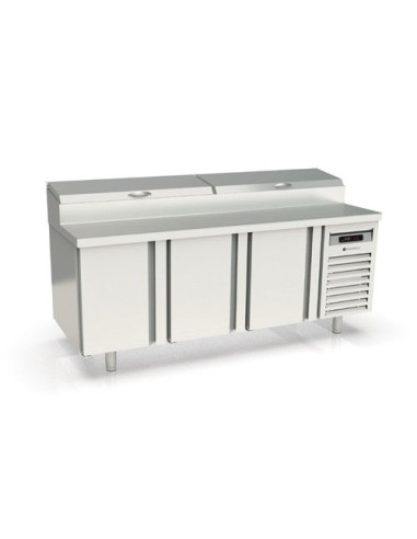 Saladette de préparation 3 portes réfrigérée