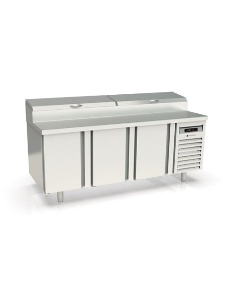 Saladette de préparation 3 portes réfrigérée