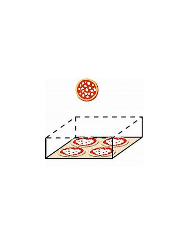2 niveaux de 4 pizzas