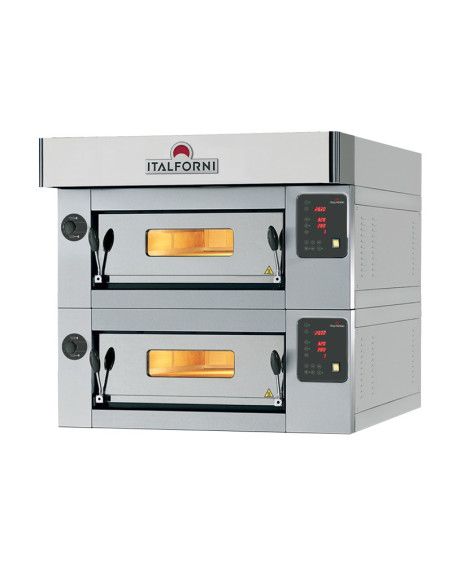 Four-à-pizzas-2x6 pizzas-électrique-ITALFORNI-B208DI