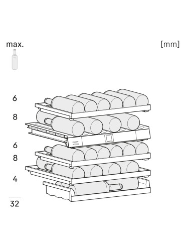 Stockage cave à vin Liebherr UWGBI 3682