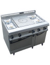 Fourneaux gaz CAPIC 4 feux et plaque coupe feux sur four gaz et placard