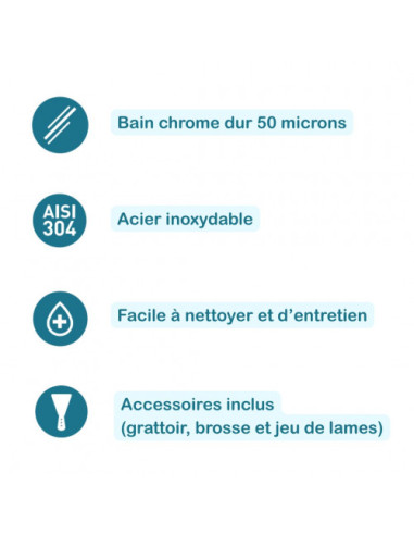 Plancha MIRROR électrique à posé