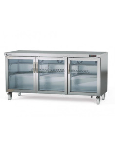 Meuble réfrigérée haut rendement 3 portes vitrées