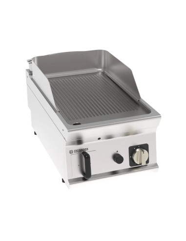 Grillade rainurée gaz dessus seul