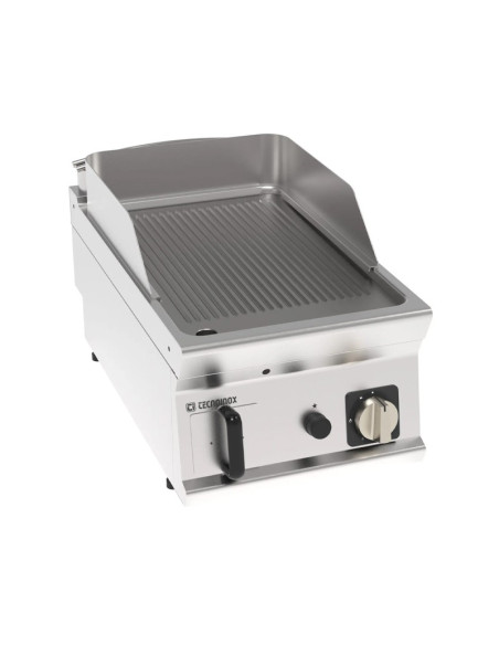 Grillade rainurée gaz dessus seul