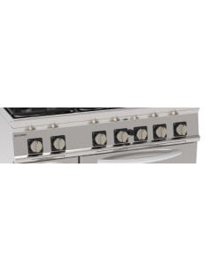 Fourneau gaz 6 feux sur four gaz 2