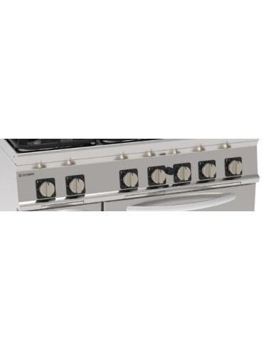 Façade 6 Feux gaz sur four