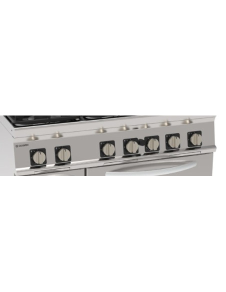 Façade 6 Feux gaz sur four