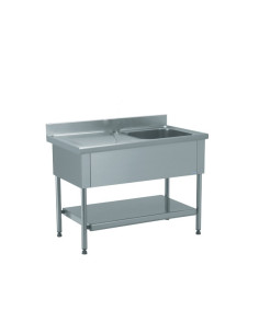 Plonge inox Tournus Equipement 1 bac