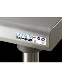 Plonge inox Tournus Equipement 1 bac 2