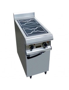 Fourneau électrique CAPIC 2 feux à induction sur placard