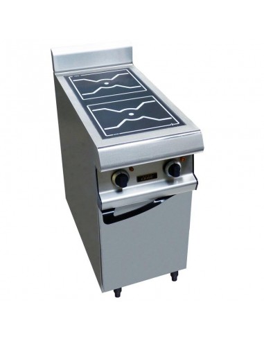 Fourneau électrique CAPIC 2 feux à induction sur placard