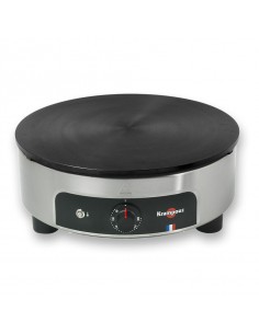 Crêpière KRAMPOUZ électrique plaque en fonte émaillée de 400 mm