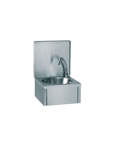 Lave-mains inox commande au genou