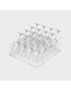 Panier 50x50 cm incliné 4 rangées Elettrobar. 2