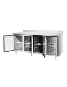 Desserte réfrigérée positive adossée 3 portes Skyrainbow 2