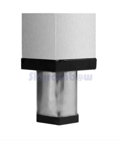 Table inox adossée avec étagère basse 2