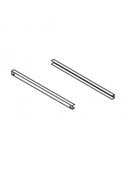 Glissière en U pour grille GN1/1 Dalmec