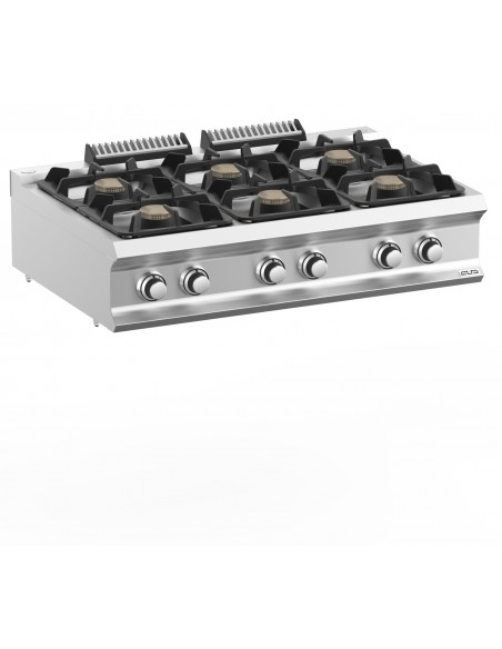 Fourneau 6 feux gaz dessus seul MBM