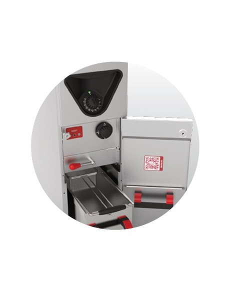 Friteuse Valentine bac de filtration