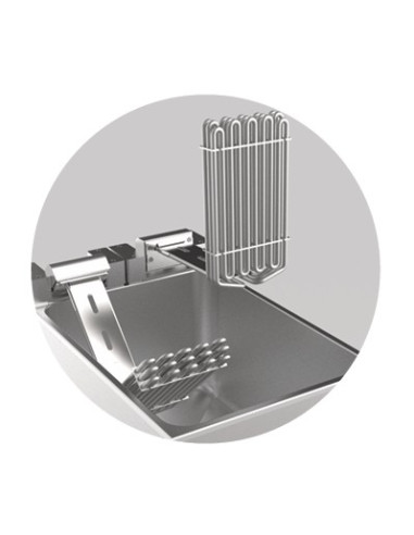 Friteuse Valentine 15-18 litres sur coffre résistances