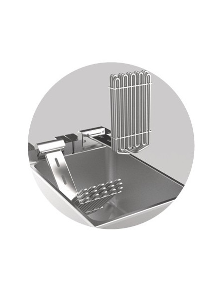 Friteuse Valentine 15-18 litres sur coffre résistances