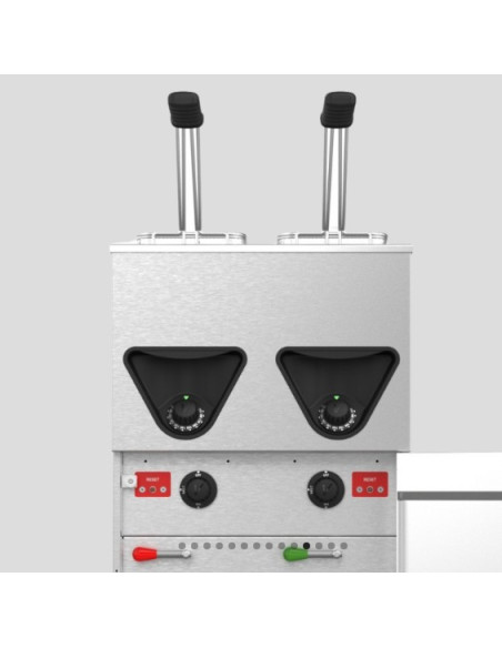 Friteuse Valentine 7-8 litres sur coffre régulation