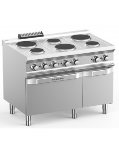 Fourneaux 6 feux électrique sur four